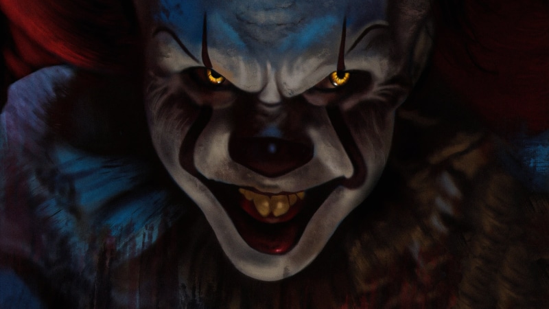 Pennywise (It), It (2017), Creepy, Movie, 4K, Clown