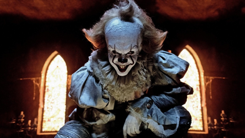 4K, Clown, Pennywise, It, 4K, Bill Skarsgard