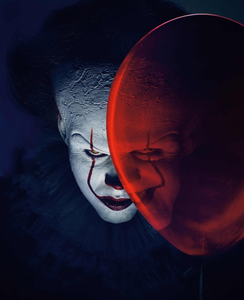 Bill Skarsgard, Clown, Horror, It, 2017, 4K