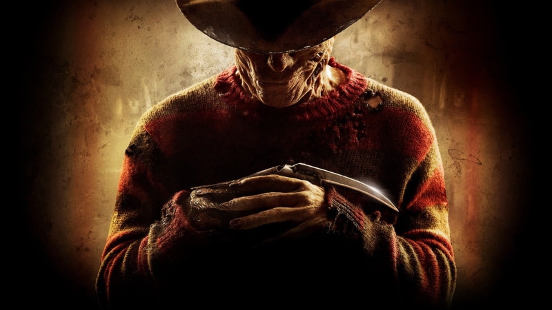 adult, krueger, close-up, 1080P, fear, horror, men, aggression, front view, human body part, one person, freddy, waist up, emotion, indoors, Freddy Krueger