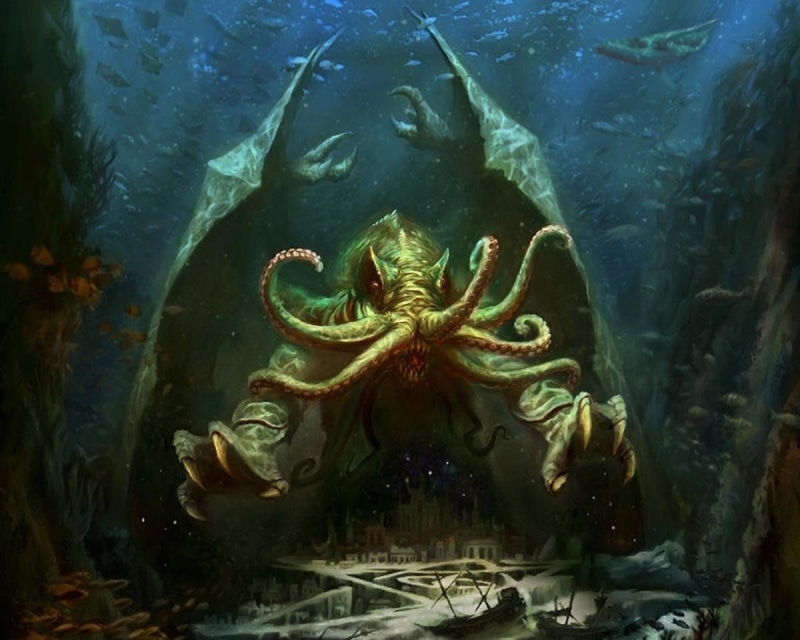 H. P. Lovecraft, cthulhu, 480P