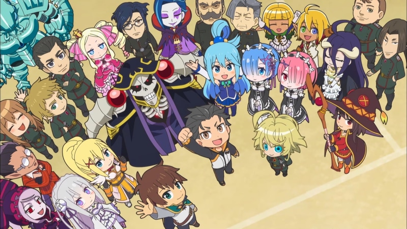 Kurt von Rudersdorf, Cocytus (Overlord), Demiurge (Overlord), Anime, Aqua (KonoSuba), Erich von Rerugen, Hans von Zettour, Albedo (Overlord), Re:ZERO -Starting Life in Another World-