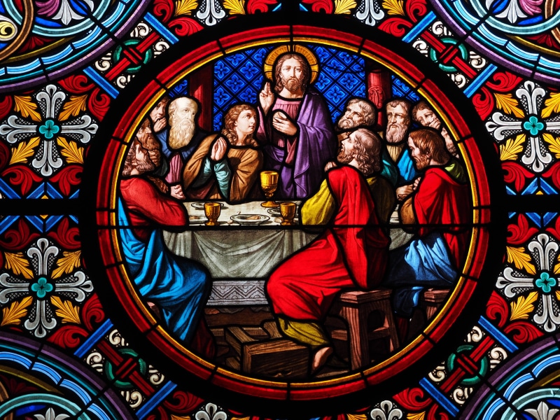basel, stained, last, religion, female likeness, multi colored, angel, stained glass windows, color glass window, built structure, symbolism, church window