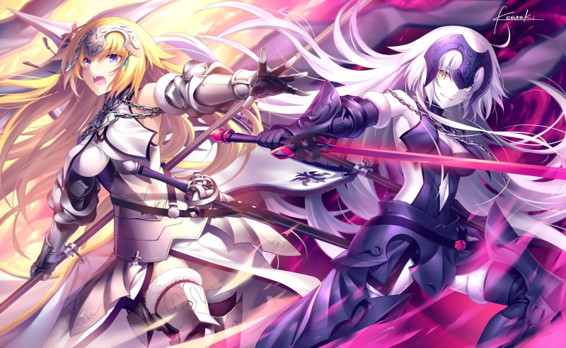 Fate/Grand Order, Fate Series, Ruler (Fate/Grand Order), Jeanne dArc Alter, Avenger (Fate/Grand Order), Jeanne dArc (Fate Series), 1080P