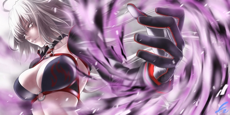 Jeanne dArc Alter, 1080P, Fate/Grand Order, Avenger (Fate/Grand Order), White Hair, Fate Series