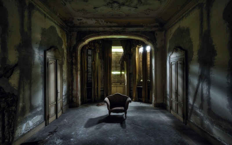 abandoned, 720P, house, chair, spooky