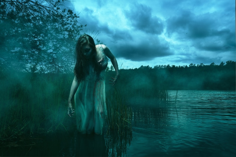 women, ghost, dark, spooky, 1080P