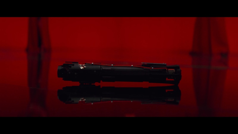 Star Wars: The Last Jedi, technology, red, 4K, photography themes, toy, reflection, equipment, close-up, table, black, retro styled, no people, Kylo Ren