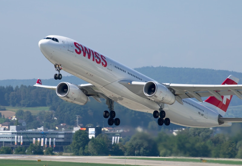 aerospace industry, travel, a330, motion, day, sky, swiss, military, taking off, airline, jet, swiss airlines, mode of transportation, air vehicle, plane