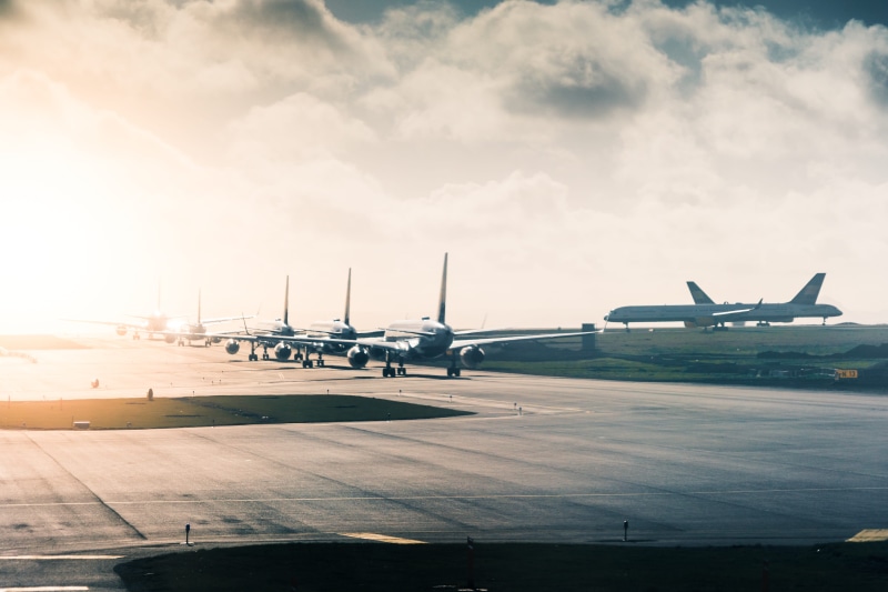 nature, waiting, leaving, journey, technology, flights, airplanes, aero, plane, long, connection, airplane, sunlight, outdoors, 4K, aircraft wing, traveling