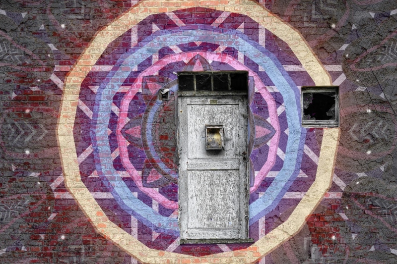floral, body, lotus, aura, built structure, building, 1080P, day, spirituality, entrance, architecture, design, weathered, window, mantra, sacral, flower