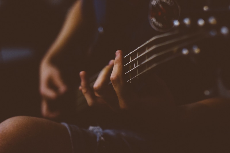 body part, men, musical equipment, Guitar, performance, performer, music, adult, people, playing, indoors, sound, close-up, arts culture and entertainment
