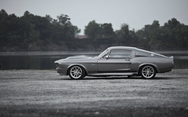 1080P, mustang gt500, Ford, monochrome, Eleanor (car), Ford Shelby GT500, car