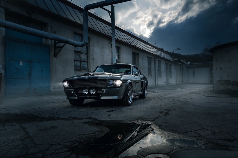eleanor, 1080P, gt500, street, dark, shelby