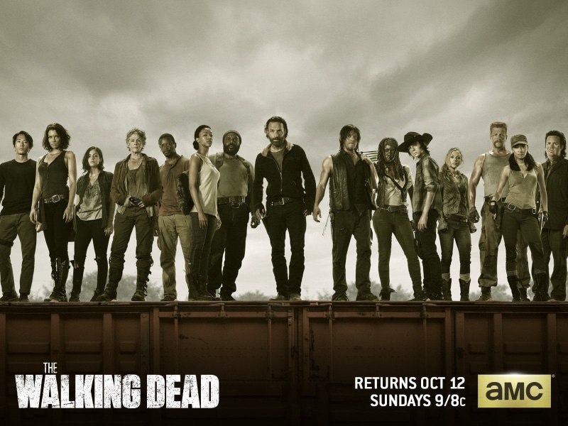 standing, dead, Chandler Riggs, nature, Steven Yeun, large group of people, Maggie Greene, text, The Walking Dead, Michonne (The Walking Dead), Glenn Rhee