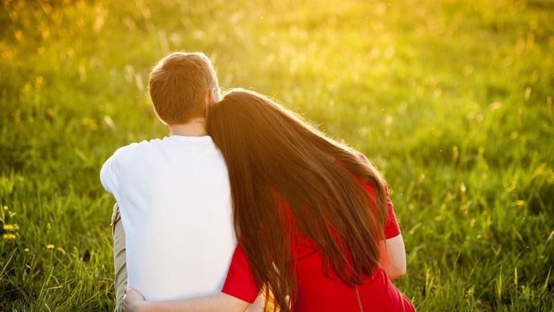 s, positive emotion, men, couple - relationship, crew, bonding, neck, rear view, t, outdoors, women, couple, white, love, emotion, shirt, heterosexual couple