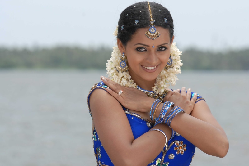 bhavana, indian, 4K, saree, tollywood