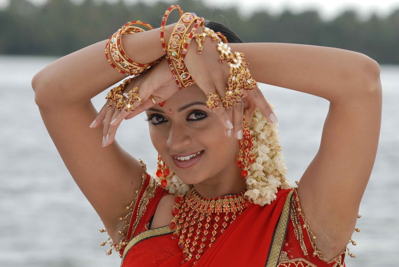 saree, bhavana, tollywood, indian, 4K