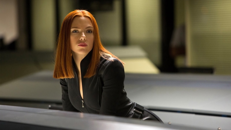 young women, portrait, 2K, Scarlett Johansson, one person, long hair, looking, young adult, Black Widow, adult, redhead, contemplation, hairstyle, women