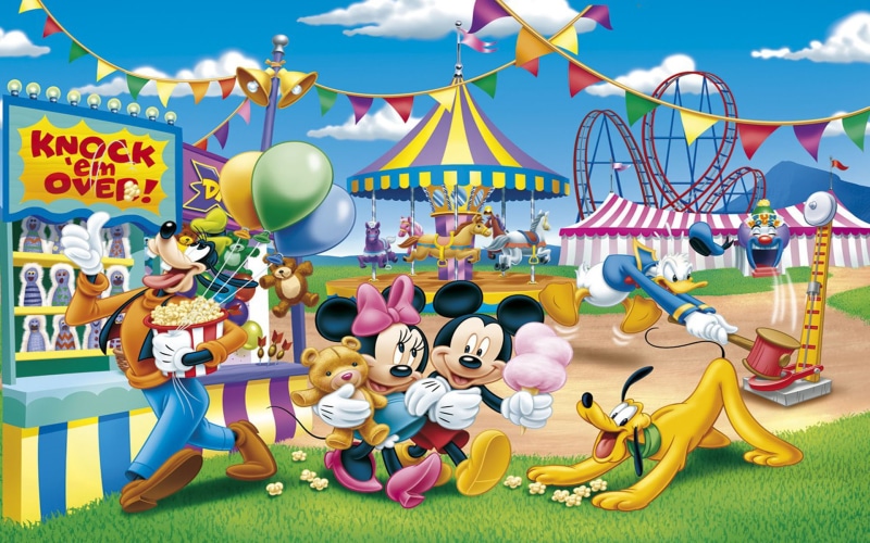 fun, hd, fair, goofy, mickey, mouse, 1080P