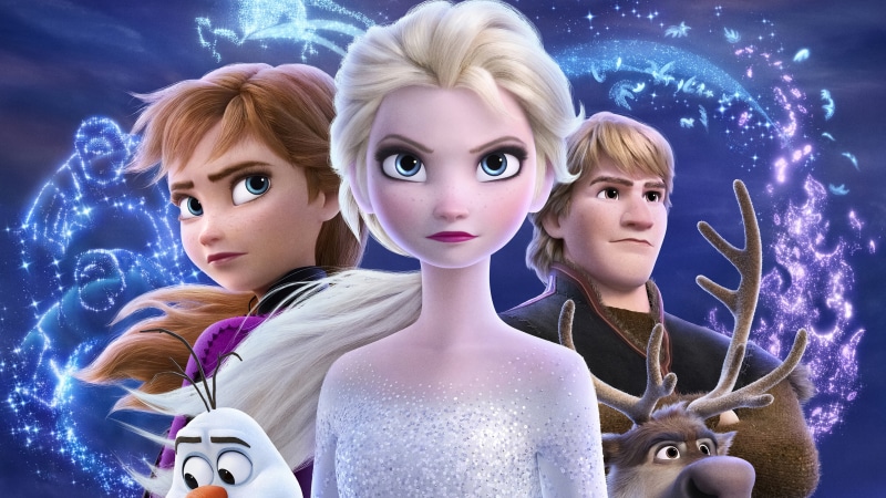 Frozen 2, Sven (Frozen), Olaf (Frozen), Anna (Frozen), Elsa (Frozen), 4K, Kristoff (Frozen), Movie