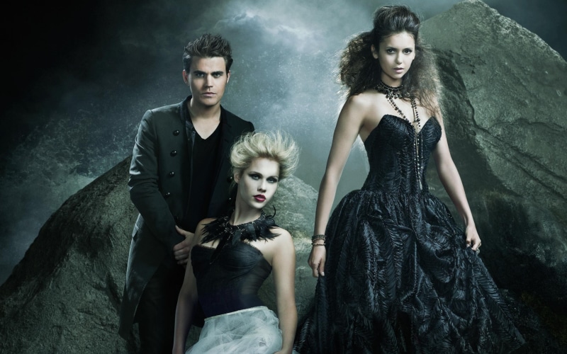 dress, 2K, s, Claire Holt, Paul Wesley, Elena Gilbert, vampire, Stefan Salvatore, Nina Dobrev, The Vampire Diaries, black, diaries, tube, women, Rebekah