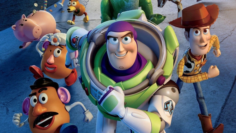 variation, multi colored, Buzz Lightyear, still life, human representation, outdoors, representation, Toy Story, creativity, no people, female likeness