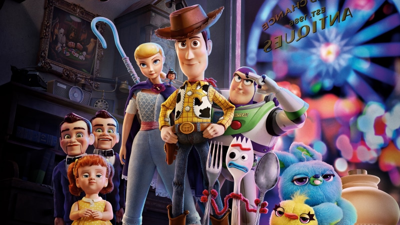 Movie, Stuffed Animal, Hat, Buzz Lightyear, Forky (Toy Story), Woody (Toy Story), Spoon, Toy Story 4, 4K, Bo Peep, Puppet, Toy, Spork, Sheriff