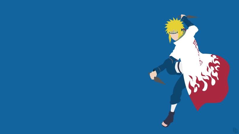 Minato Namikaze, Naruto, 4K, Anime