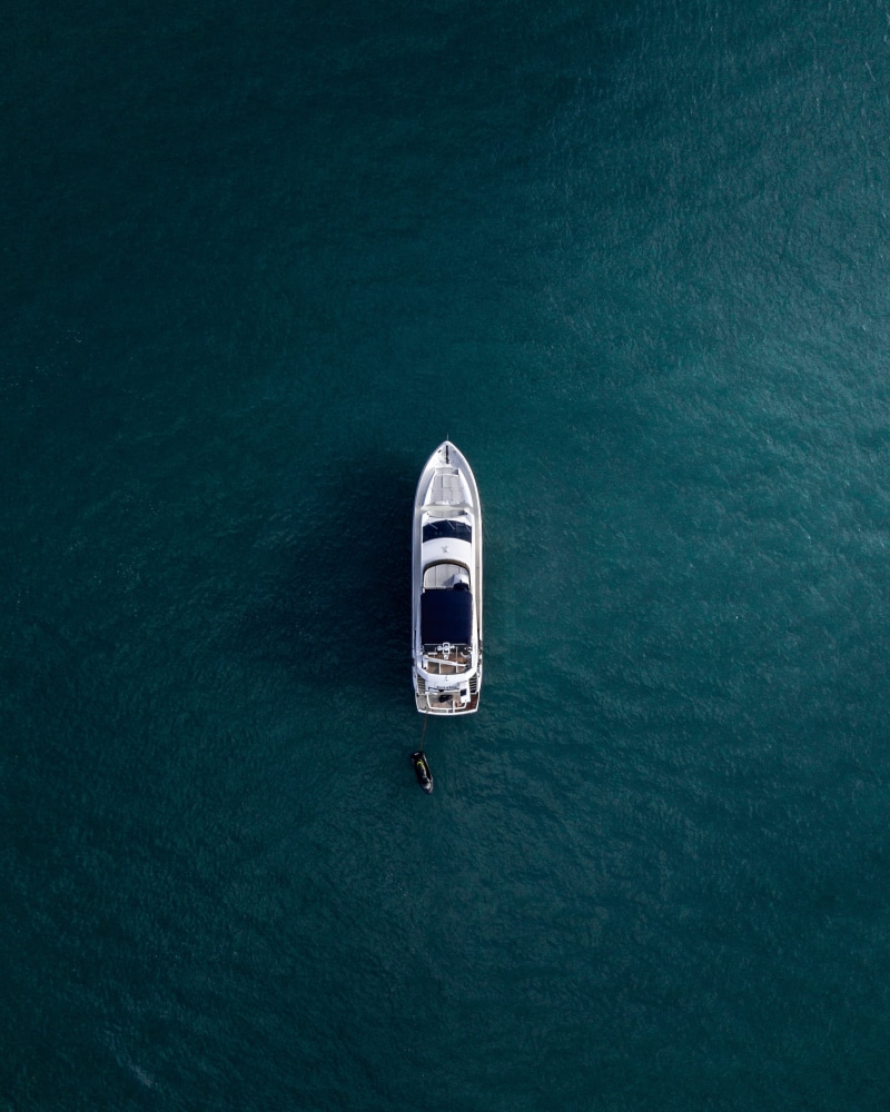 adventure, lifestyle, minimal, explore, no people, drone, travel, voyage, turquoise colored, sea, aerial, dark, rippled, ocean, mode of transportation