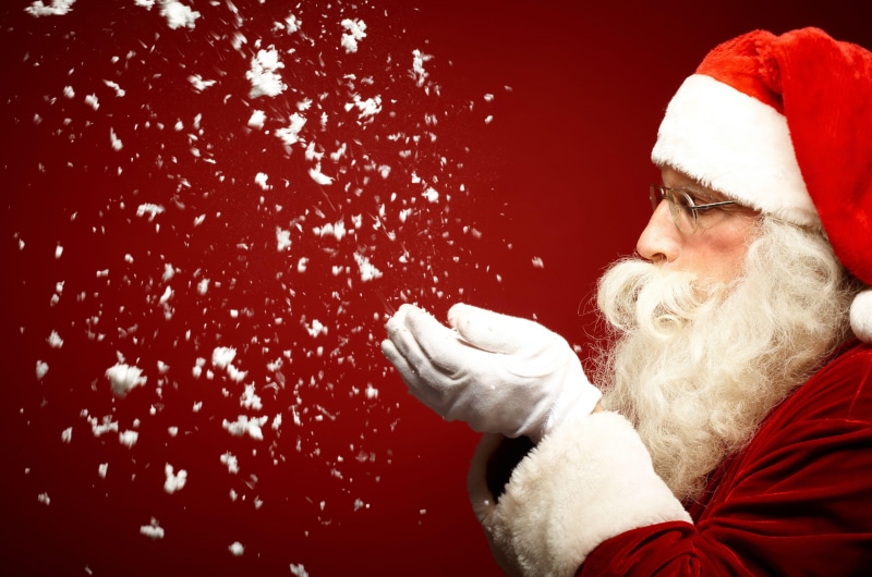 snow, hands, santa, christmas, claus, 5K, holiday, santa claus