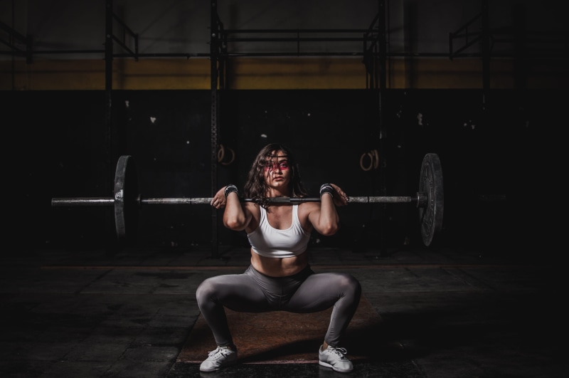 fitness, weights, front view, gym, sports training, body, athlete, muscular build, bodybuilding, vitality, workout, indoors, healthy lifestyle, strong