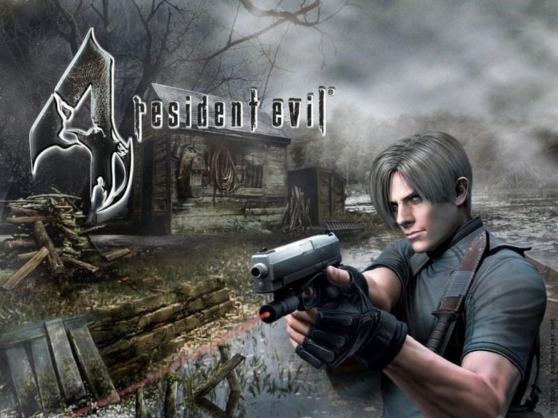gun, photography themes, architecture, real people, digital, security, Resident Evil, resident, sign, 480P, Leon S. Kennedy, warning sign, Resident Evil 4