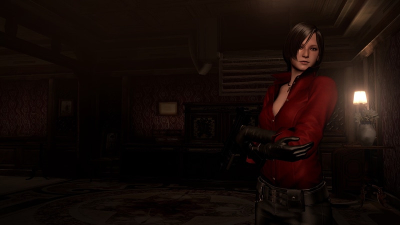 standing, 1080P, lifestyles, indoors, adult, ada wong, contemplation, beauty, front view, clothing, beautiful woman, women, dark, confidence, video games