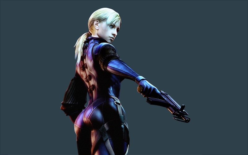 Resident Evil, Jill Valentine, video, evil, resident, x, valentine, art, hd, jill, 1080P, games