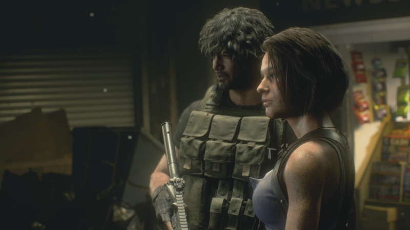 1080P, video games, Resident Evil 3 Remake, Jill Valentine, Carlos Oliveira, Resident Evil