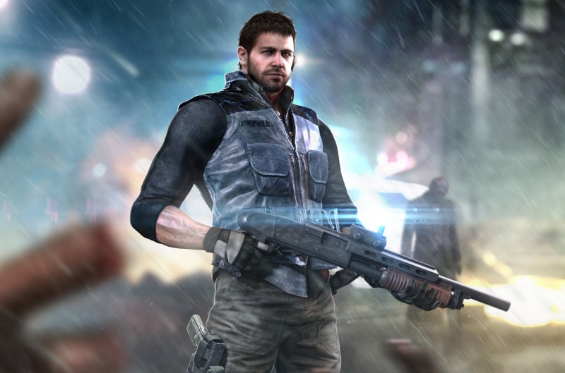 fan art, 1080P, chris redfield, bsaa, capcom, resident evil
