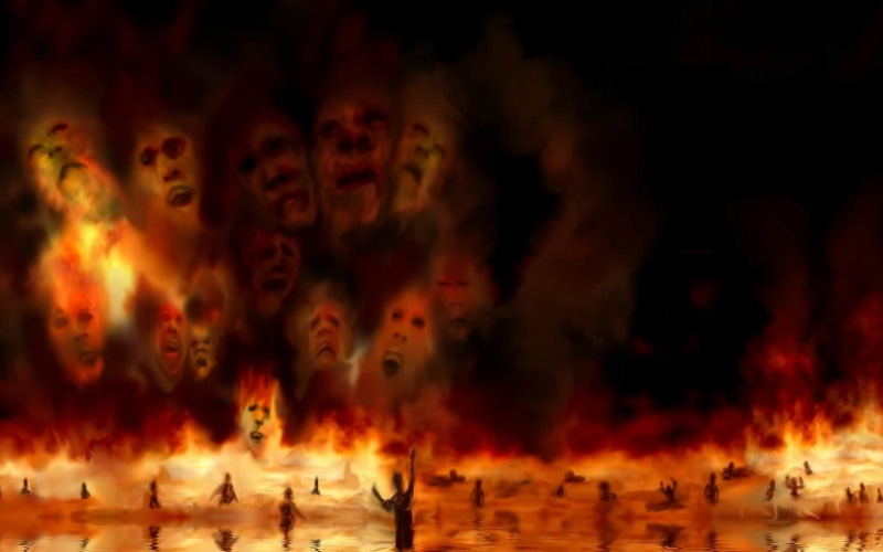 Evil, Satanic, motion, blurred motion, occult, demon, religion, group of people, celebration, flame, arts culture and entertainment, Dark, communication