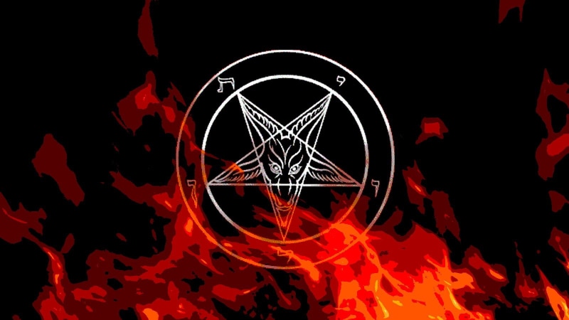 demon, Evil, no people, studio shot, pattern, communication, night, Dark, black background, shape, art and craft, Satanic, motion, red, geometric shape