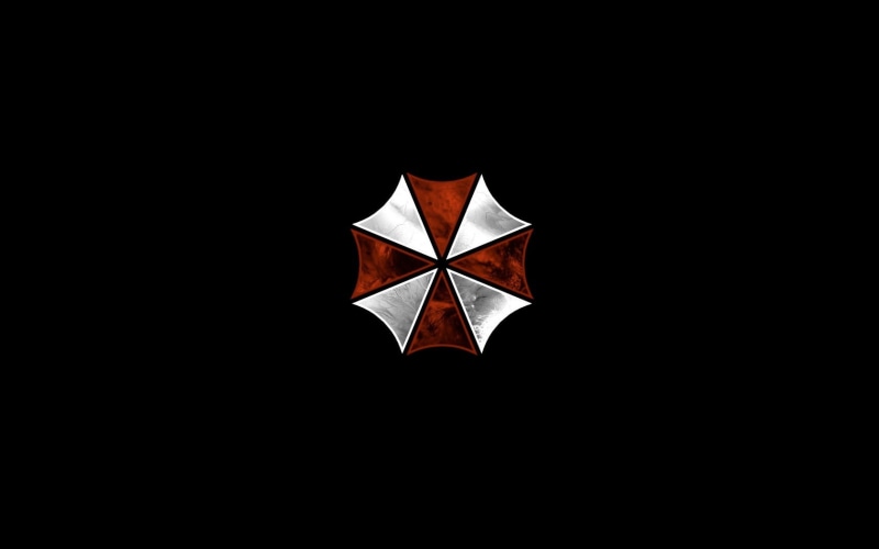 digital art, minimalism, Dark, 720P, Resident Evil, Umbrella Corporation