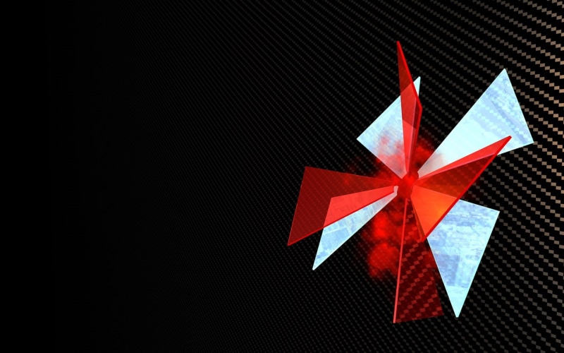 hd, games, Resident Evil, video, umbrella, art, 720P, resident, Black, logo, white, red, evil