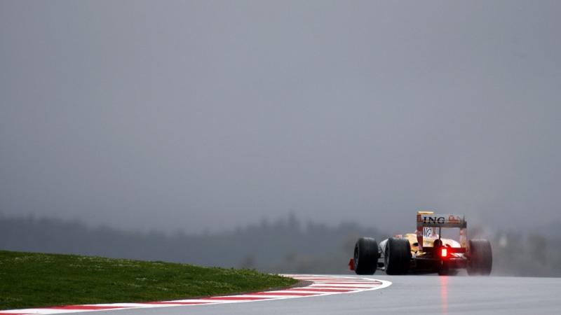 Formula 1, yellow, headlight, sports, sport, on the move, nature, motion, outdoors, sky, highway, truck, trucking, race tracks, mode of transportation