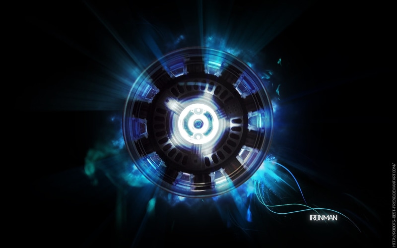 design, blue, motion, dark, black background, Iron Man, technology, The Avengers, illuminated, indoors, arts culture and entertainment, single object, black