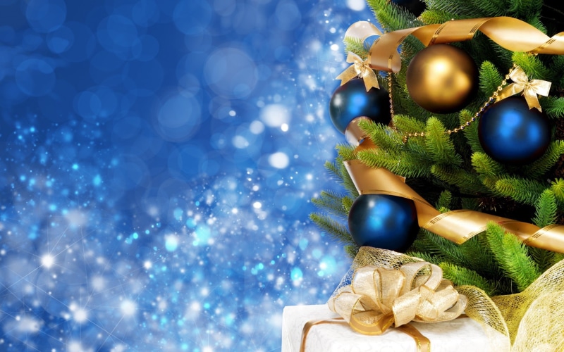 box - Container, sphere, HD, winter, backgrounds, presents, new Year, snow, cultures, pine Tree, red, baubles, bright, herringbone, christmas lights