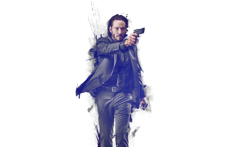 wick, john, keanu reeves, 2K