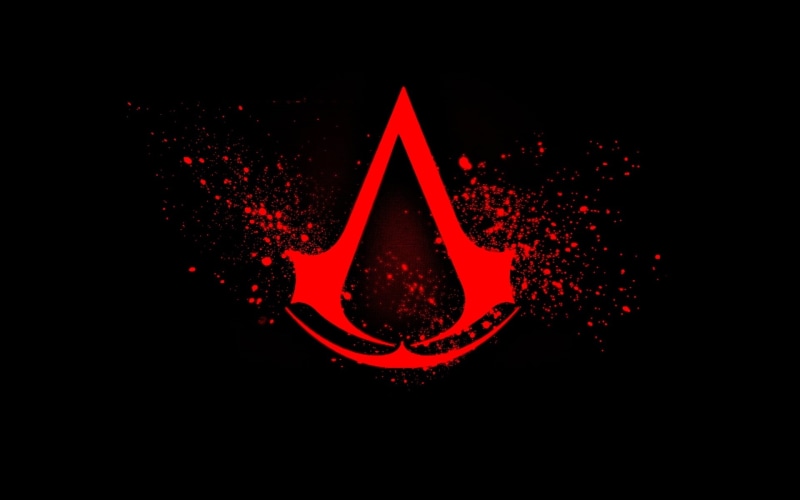 Revelations, communication, blood, 1080P, illuminated, black background, vector, shape, celebration, copy space, close-up, assassin, indoors, no people