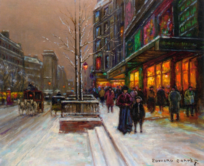 city life, group of people, architecture, St.Denis, 2K, real people, snow, showcase, Edouard Cortes, cold temperature, winter, travel destinations, built structure