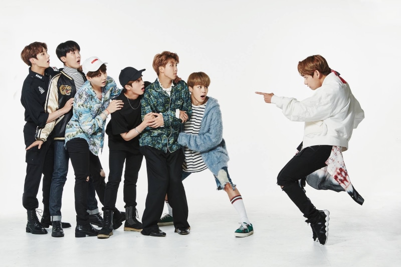 BTS, group, teenager, young women, Jin, Jungkook, front view, white background, men, friendship, V, young adult, males, young men, full length, Suga, Jimin