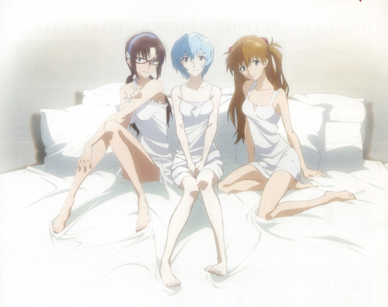 soryu, illustrious, genesis, evangelion, asuka, langley, makinami, rei, ayanami, mari, sheet, 1080P, neon