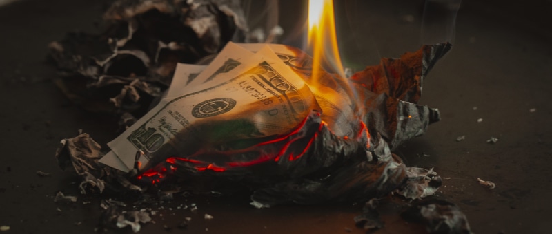 flame, usd, us dollars, nature, american dollars, burning, destruction, spirituality, bonfire, cash, burning money, close-up, startup, 5K, us bills, indoors